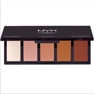 NYX highlighter & bronzer palette